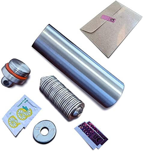 Hooe England Crypto Online & Off Line Machine à capsules en acier inoxydable pour stockage de graines | BIP39 Mnémonique | Compatible jusqu'à 24 mots