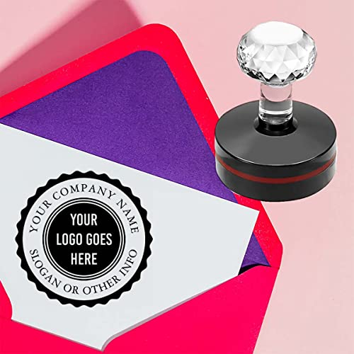 Stempelrahmen Business Logo Runde Personalisierte Buchstempel Firmenstempel