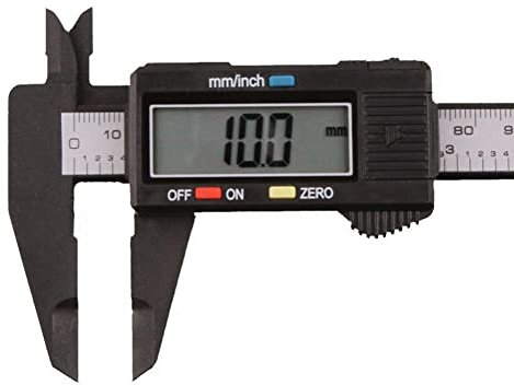 6 Inch Lcd Digital Ruler Electronic Carbon Fiber Vernier Caliper Gauge Micrometer Measuring Tool Calibre Digital