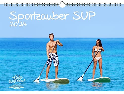 Sportzauber SUP DIN A3 Kalender für 2024 Freizeit Sport See - Seelenzauber