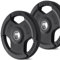 KK Weight Plates Cast Iron Barbell Weight Set - 2 Inches Hole Weight Plate Set For Women & Men - Non- Slip, Durable & Long-Lasting Olympic Weight Plates - Gym Equipment For Home & Gym (2 X 10KG)