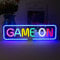 Insegna al neon LED con scritta Game on, alimentata tramite USB, adatta come decorazione da parete per sala giochi, sala delle competizioni, area giochi e come regalo per giocatori (multicolore)