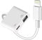 Lightning to USB Camera Adapter with Charging Port, USB 3.0 OTG Cable for iPhone 14 13 12 11 X XS XR 8 Plus, iPad to Connect USB Flash Drive, Card Reader, MIDI, Keyboard, Mouse, Piano, Hubs