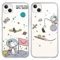 [2 Stück] Schutzhülle für iPhone 13 iPhone 14 Hülle 6,1, Silikon TPU Motiv Stoßfeste Transparent Handyhülle für Stitch Karikatur Anime Lustig Mode Chic Muster für iPhone 13 iPhone 14,Aesthetic 1