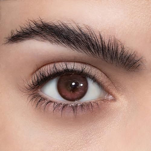 Kontaktlinsen - Apsara Monatslinsen haben Stärke – Natürliche rosa-grauer Farbverlauf Kontaktlinsen farbig 2 Stück Farblinsen + Linsenbehälter (-5.50 Dioptrien,Apsara)