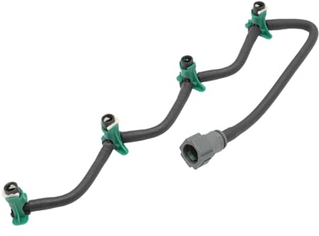 ZEALfix Fuel Injector Leak Off Return Pipe Compatible with Ford Focus Mk3 Mk4 C-Max Mondeo Galaxy S-Max Transit Tourneo Connect 1.6 Tdci Vo-lvo V50 S60 C30 S40 V40 1.6 D AV6Q9K022AB 1746271 31355340