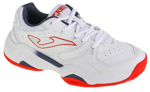 Joma Master 1000 Jr 2302 JMATW2302C, für Mädchen, White/Red, 31 EU