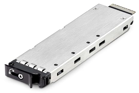 StarTech.com M.2 NVMe Tray/Laufwerkseischub für PCIe M.2 NVMe Wechselrahmen, Hot-Swap Laufwerksschublade, M2 SSD NVMe Adapter