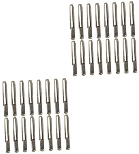 VICASKY 32 Stk Leier Befestigungsnägel Musikinstrumente Gitarrenzubehör Leier Stimmwirbel Schoßharfe Wirbel Für Leier Maultrommel Leier Harfenwirbel Zither Stimmwirbel Harfennagel Metall