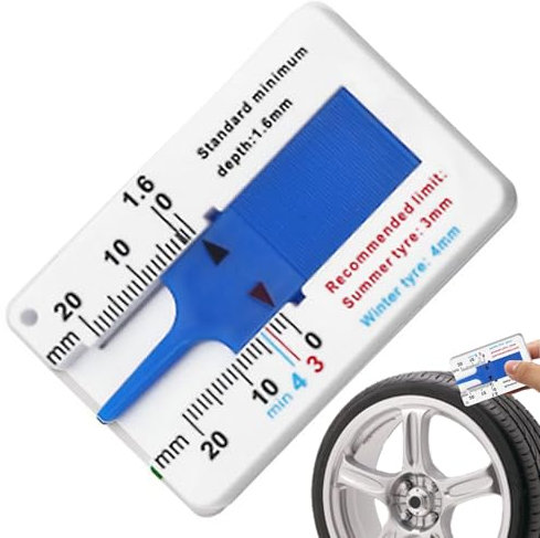 Reifen Profiltiefenmesser Profiltiefenmesser Für Reifen, Profilmesser Werkzeug Für Auto Reifen,Profiltiefenmesser 0-20 Mm Kunststoff Tiefenmesser Reifen