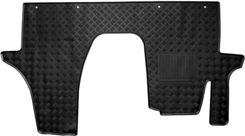 Living AIR Fußmatte aus Gummi kompatibel mit VW T5 & T6 (3-Sitzer) ab Baujahr 2015 - Passgenaue Gummi-Fußmatte