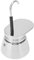 Qukaim Caffettiera a tubo singolo, con beccuccio singolo, 50 ml, in acciaio inox, per casa, ufficio, design classico