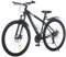 TRIOBLADE 24/26/27.5/29 Inch Mountain Bike 21 Speeds Bike 17.5 Inch Lightweight Aluminium Frame Bicycle for Adult Men Women, Lockout Suspension Fork, Dual Disc Brake (24inch, Black)