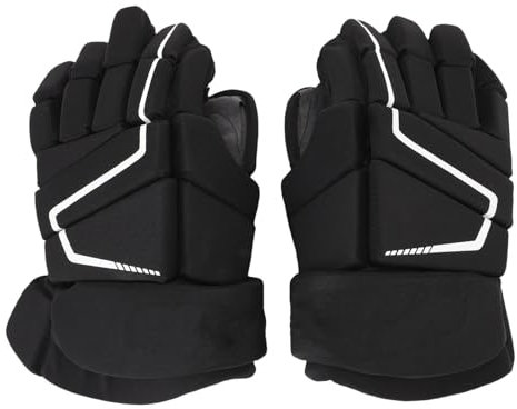 Asixxsix Eishockey-Handschuhe, Bequeme, atmungsaktive Outdoor-Roller-Street-Hockey-Handschuhe Verbesserte Handhabung und Kontrolle für Jugendliche, Erwachsene, Anfänger und Spieler (13inch)