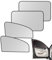 XIYUANFA 4 Stück Car Shades für Hyundai Tucson III 2015-2020, Magnetisch Auto Sonnenschutz Sonnenschutz Auto Seitenscheibe Sichtschutz Autofenster,Silver