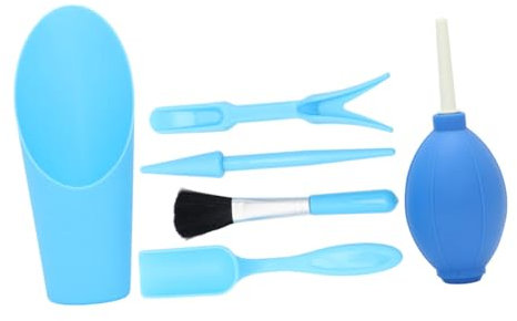 HANABASS 6 Piezas Herramientas de Jardinería para Suculentas Kit de Herramientas de Plantación para Principiantes Incluye Cepillo y Dispositivo de Trasplante Color