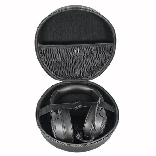 YIIWAY Harte Tasche Hülle Case Kompatibel mit ASUS ROG Delta/ROG Delta II/ROG Delta S/ROG Strix Go/TUF H1 / TUF H3 / TUF H7 Gaming Headset, Nur Tasche - Schwarz YC80039