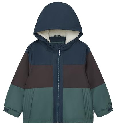 OSHKOSH B'GOSH Toddler/Little Boys' Midweight Fleece Transitional Jacket, Deep Green, 7