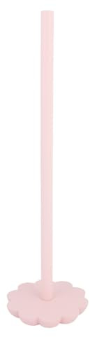New Pink Elegant Scalloped Toilet Roll Holder, Freestanding Bathroom Organiser Combining Decorative Style with Space-Saving, Practical Storage for Toilet Rolls Bathroom Kitchen Decor-N95