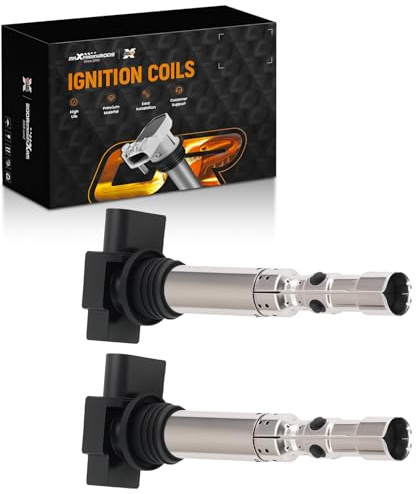 maXpeedingrods 2 x Zündspule Benzin für Seat Ibiza III 6L1 Skoda Fabia I+II Polo 9N 1.2L 03D905105A 03D905105B