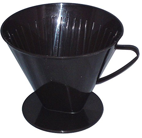 FACKELMANN 42258 Filterbehälter Nr.2 für Kaffeefilter, Kunststoff, Braun
