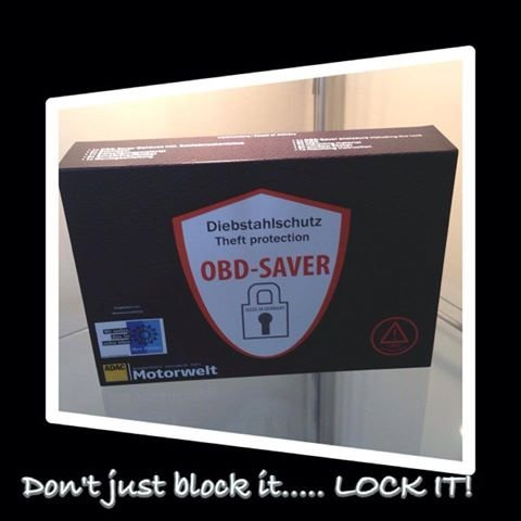 OBDsaver for BMWs with screw on OBD socket
