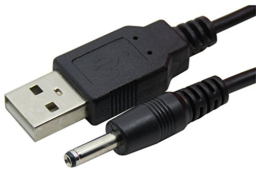 CABLEDECONN - Câble d’alimentation USB pour prise Jack, CC 3,5 mm/1,35 mm, 5 Volt, CC