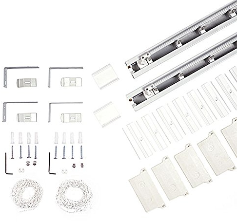 Ventanara® Oberschiene Lamellenvorhang inklusive Zubehör 300 cm