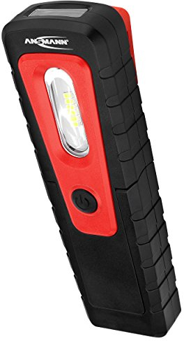 ANSMANN LED Werkstattlampe WL280B inkl. AAA Batterien - LED Arbeitsleuchte kabellos, flexibel & magnetisch - Profi Arbeitslampe 280 Lumen - Vielseitige LED Taschenlampe für Auto & Werkstatt Zubehör