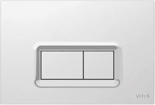 Vitra Loop R Dual Flush Plate (Chrome Plated) - Flush Bathrooms