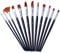 Artme Nylon Artist Brushes 12pcs - Professional Mixed Brushes - Watercolour/Acrylic/Gouache/Oil/Face Paint - Multiple Use