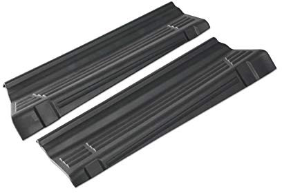 pour Ducato Jumper Boxer 2006-2014 2014- Seuil de porte - Baguettes noir en ABS - 2 pièces