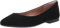 Amazon Essentials Women's Pointed-Toe Ballet Flat, Black Microsuede, 5 UK