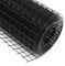 Malla de alambre cuadrada 19x19mm color negro, en rollo de 25m largo 50cm alto, acero galvanizado