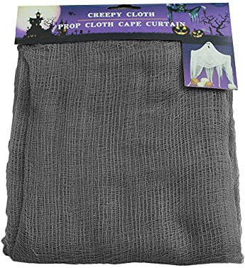 LICHENGTAI Halloween Deko Stoff Dekostoff Gruseliger Stoff Gruseliges Käsetuch Baumwoll Musselin Tücher Halloween Dekorationen für Spuk Spukhäuser Dekor Hallowmas Party Supplies 76cm x 180cm