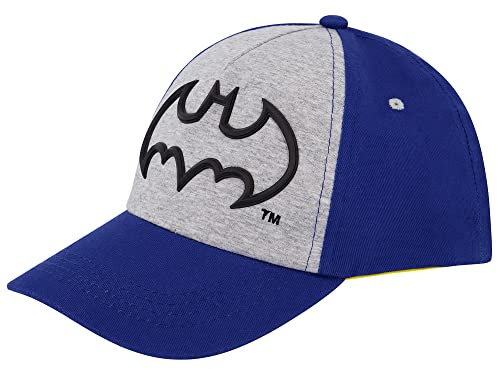 DC Comics Jungen Boys Baseball Cap, Batman Adjustable Toddler Hat Baseballkappe, blau, 4-7 Jahre