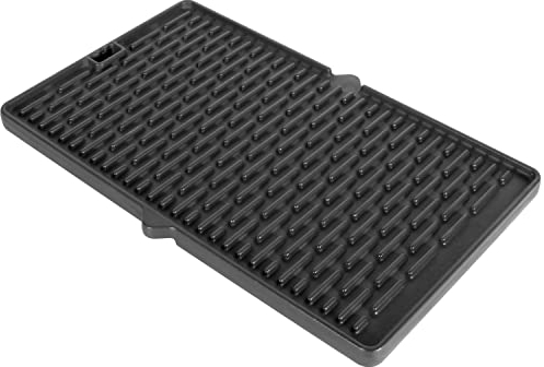 7404 Gusseisen Wendegrill für Gasgrills der Summit Serie, Flat Top Grillplatte für Weber Summit E-420/E-450/E-470/S-470/E-670/S-670 Series