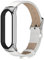 HYKEJI Leder Armband für Xiaomi Mi Band 5 / Mi Band 4 / Mi Band 3 Armband, Lederband Ersatzband mit Edelstahl-Verschluss Kompatibel mit Xiaomi Mi Band 5 / Mi Band 4 / Mi Band 3 (D)