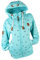 VIN TE Damen Sweat Jacke Kapuze Hoodie Fleece Übergangsjacke Anker meliert oder Unifarben S-7XL (Aquablau-Anker2040, 4XL)