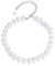 KIM JOHANSON® Damen Perlenarmband *Melody* in Silber | Mit echten weißen Süßwasser Perlen | Armband rhodiniert | Schmuck für Frauen | Klassisch | Ovale Perle | verstellbar inkl. Schmuckbeutel