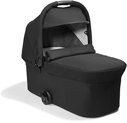Baby Jogger faltbare Deluxe 2 Babywanne | für City Select 2 und Summit X3 Kinderwagen Buggy | Lunar Black Tencel