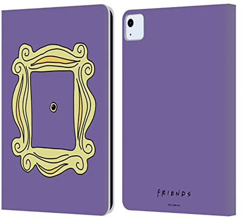Head Case Designs Licenciado Oficialmente Friends TV Show Marco Mirilla Icónico Carcasa de Cuero Tipo Libro Compatible con Apple iPad Air 2020/2022