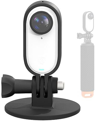 HUAYUWA Camera Frame Mount Compatible for Insta360 GO3 Action Camera Protective Housing Case Frame Cage Shell Holder Mount with 1/4 Threaded Adapter Bracket for Insta 360 GO 3 Accessories