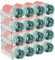 Range Bouteilles Empilables Casier à Bouteilles en Plastique Porte-Bouteilles Frigo Casier Range Bouteilles de Vin 16 Bouteilles pour Refrigerateur Cuisine