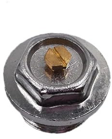 1Pcs 1 Bleeding Air Vent, Manual Radiator Air Vent Bleed Plug Valve Replacement Accessories for Heating System