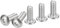 DTGN #6-32x3/8 Vis à Tête Cylindrique à Six Pans Creux 100 Pièces Convient pour les Machines Acier Inoxydable 304 18/8 Fixations UNC à Filetage Complet à Entraînement Hexagonal