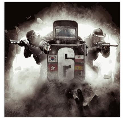 Poster Game Rainbow Six Siege Operator Fuze (34) Leinwand-Poster, Schlafzimmer-Dekor, Sportlandschaft, Büro, Raumdekoration, Geschenk, ungerahmt, 30 x 30 cm