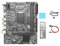 Seprendi H510 Scheda Madre+ SATA+Baffle+Pad Termico LGA1200 DDR4 Gigabit LAN PCIE 16X per I3 I5 I7 10/11Th Series CPU