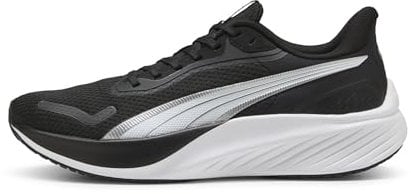 PUMA Pounce Lite, Zapatillas para Correr de Carretera Unisex Adulto, Black White, 39 EU