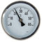 tecuro Bi-Metall Ø 63 mm Anlegethermometer 0-60°C Metallausführung mit Klemmfeder